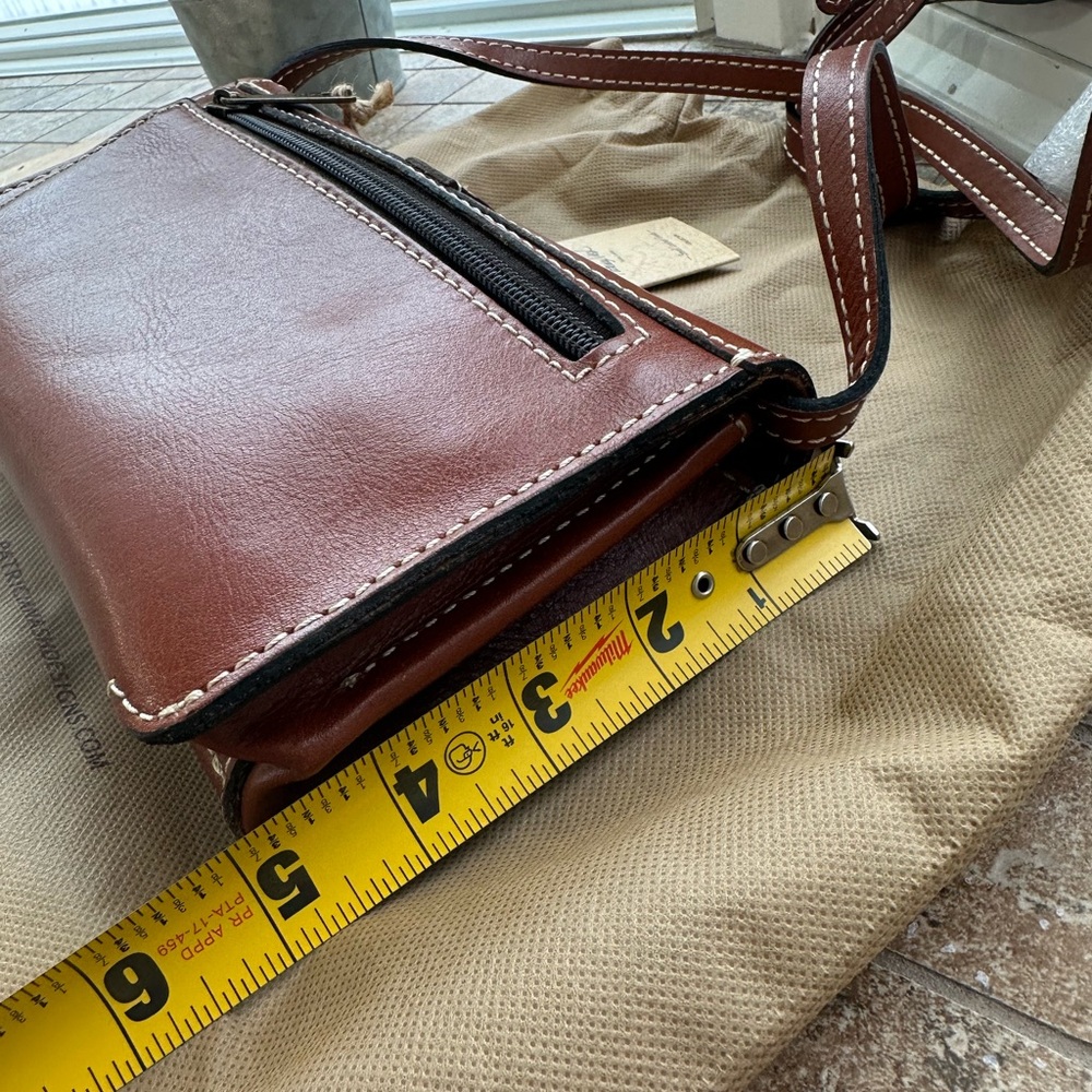 Patricia Nash Floral Embossed Tan Crossbody Bag TORRI TOOLED P06107 FLORANCE - Picture 10 of 13